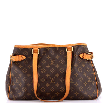 Louis Vuitton Batignolles Handbag Monogram Canvas Horizontal