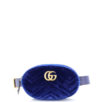 Gucci GG Marmont Belt Bag Matelasse Velvet