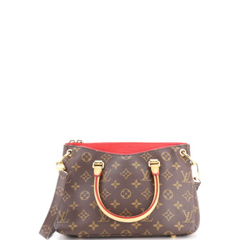 Louis Vuitton Pallas Tote Monogram Canvas with Leather BB