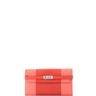 Hermes Kelly Flag Wallet Epsom Long