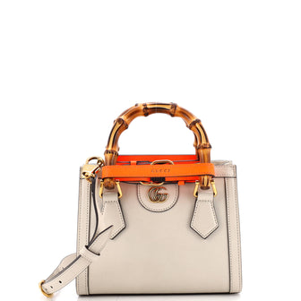 Gucci Diana NM Bamboo Handle Tote Leather Mini
