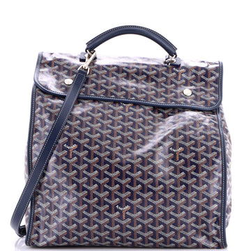 Goyard Saint Leger Briefcase Backpack Coated Canvas