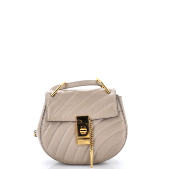 Chloe Drew Bijou Crossbody Bag Quilted Leather Mini