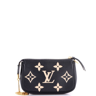 Louis Vuitton Pochette Accessoires Bicolor Monogram Empreinte Giant Mini