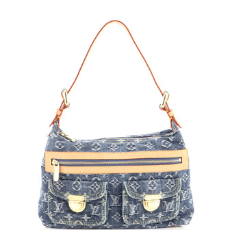 Louis Vuitton Baggy Handbag Denim PM