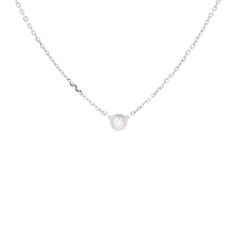 Cartier Cartier D'Amour Pendant Necklace 18K White Gold and Diamond XS