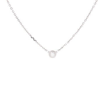Cartier Cartier D'Amour Pendant Necklace 18K White Gold and Diamond XS
