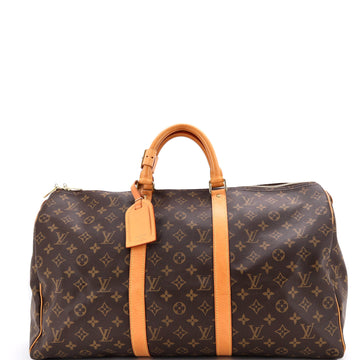 Louis Vuitton Keepall Bag Monogram Canvas 50