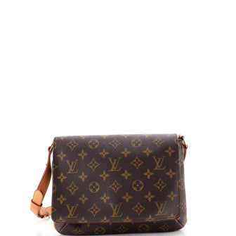 Louis Vuitton Musette Tango Handbag Monogram Canvas