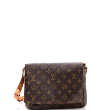 Louis Vuitton Musette Tango Handbag Monogram Canvas