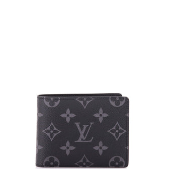Louis Vuitton Slender Wallet Monogram Eclipse Canvas