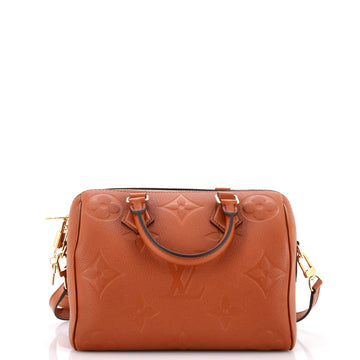 Louis Vuitton Speedy Bandouliere Bag Monogram Empreinte Giant 25