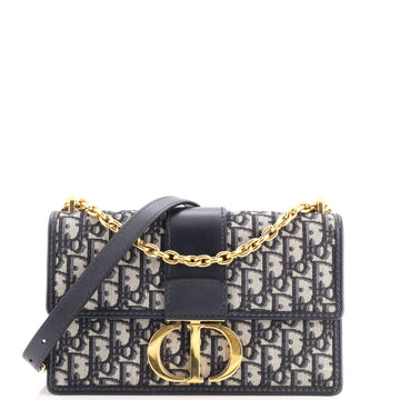 Christian Dior 30 Montaigne Chain Flap Bag Oblique Canvas
