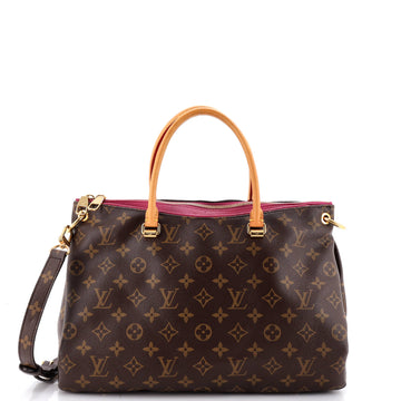 Louis Vuitton Pallas Tote Monogram Canvas with Leather