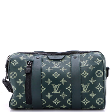 Louis Vuitton City Keepall Bag Monogram Shadow Leather