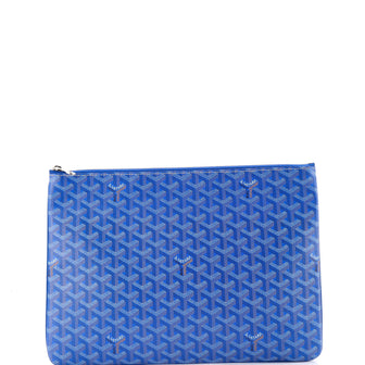 Goyard Senat Zip Pouch Coated Canvas GM