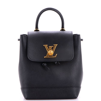 Louis Vuitton Lockme Backpack Leather Mini Black 4424141