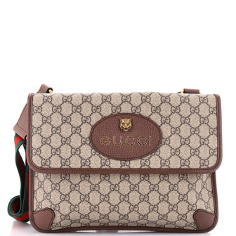 Gucci Neo Vintage Flap Messenger GG Coated Canvas Medium