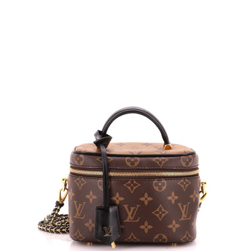 Louis Vuitton Vanity Handbag Reverse Monogram Canvas PM