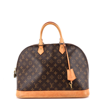 Louis Vuitton Alma Handbag Monogram Canvas GM