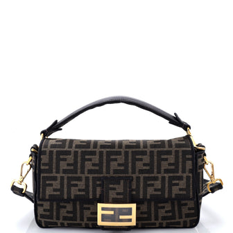 Fendi Baguette NM Bag Zucca Canvas Medium