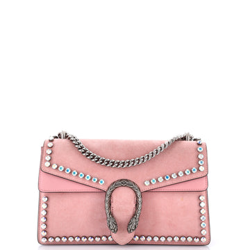 Gucci Dionysus Bag Crystal Embellished Suede Small