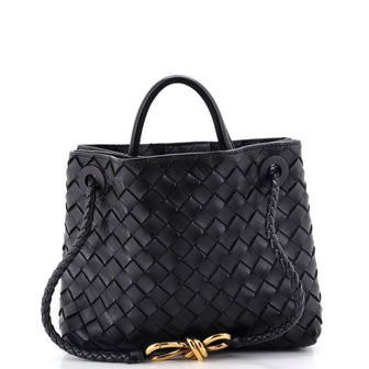 Bottega Veneta Andiamo Top Handle Bag Intrecciato Nappa Small