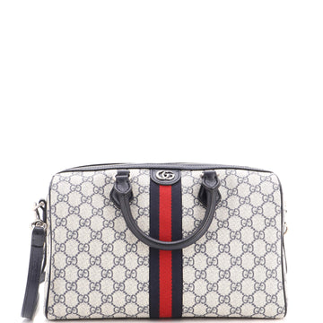 Gucci Ophidia Convertible Boston Bag GG Coated Canvas Medium