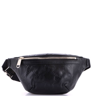 Gucci Belt Bag GG Embossed Perforated Leather Small