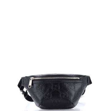 Gucci Belt Bag GG Embossed Perforated Leather Small
