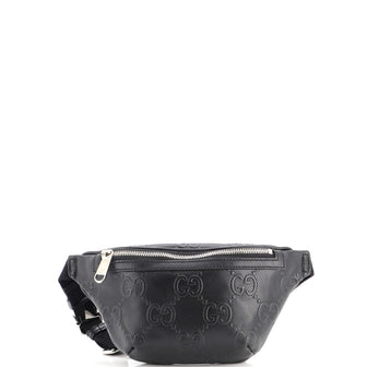 Gucci Belt Bag GG Embossed Perforated Leather Small