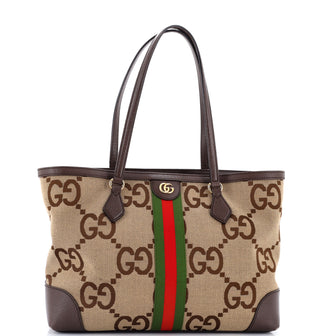 Gucci Ophidia Shopping Tote Jumbo GG Canvas Medium