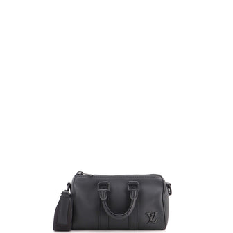 Louis Vuitton Keepall Bandouliere Bag Limited Edition Aerogram Leather XS