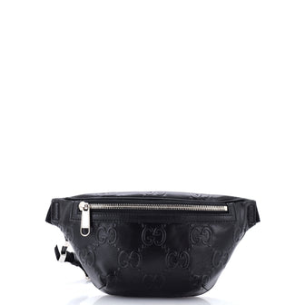 Gucci Belt Bag GG Embossed Perforated Leather Small