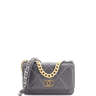 Chanel 19 Wallet on Chain Quilted Goatskin