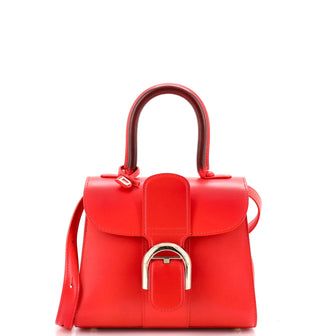Delvaux Brillant Top Handle Bag Leather Mini