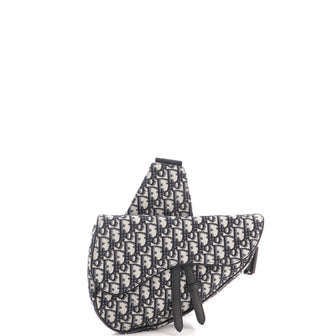 Christian Dior Saddle Crossbody Bag Oblique Canvas Mini