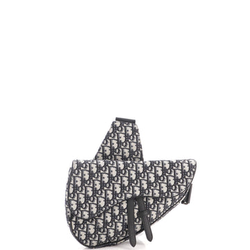 Christian Dior Saddle Crossbody Bag Oblique Canvas Mini