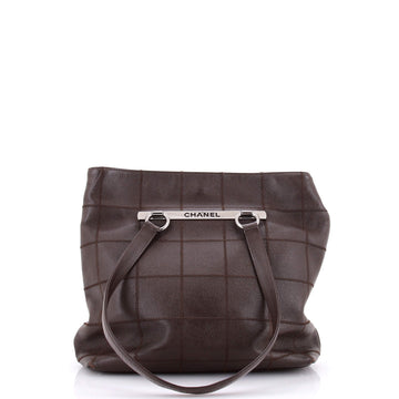 Chanel Square Stitch Tote Caviar Medium