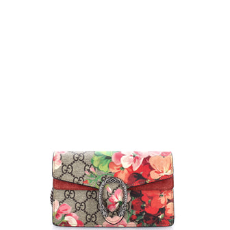 Gucci Dionysus Bag Blooms Print GG Coated Canvas Super Mini