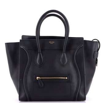 Celine Luggage Bag Smooth Leather Mini