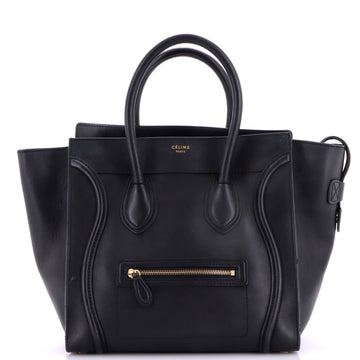 Celine Luggage Bag Smooth Leather Mini
