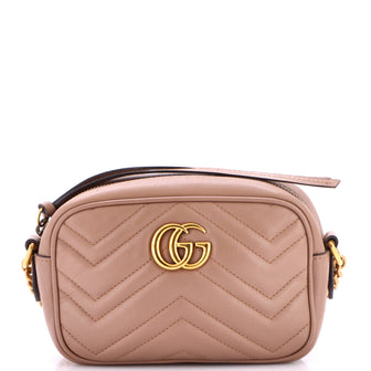 Gucci GG Marmont Shoulder Bag Matelasse Leather Mini