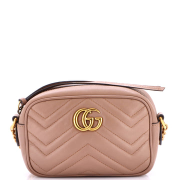 Gucci GG Marmont Shoulder Bag Matelasse Leather Mini