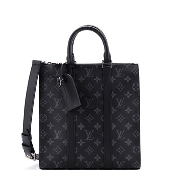 Louis Vuitton Sac Plat Cross Bag Monogram Eclipse Canvas