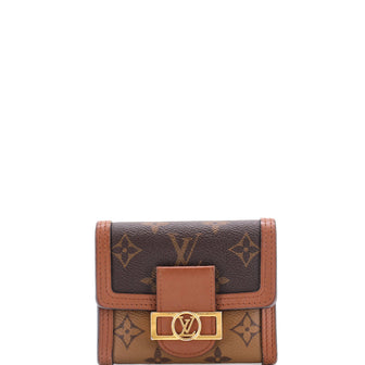 Louis Vuitton Dauphine Wallet Reverse Monogram Canvas Compact