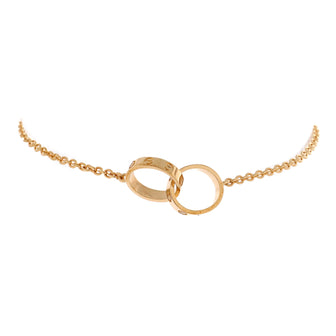 Cartier Love Interlocking Bracelet 18K Yellow Gold