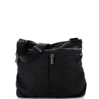 Prada Front Pocket Messenger Bag Tessuto Medium