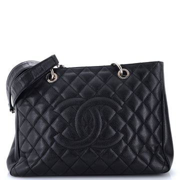 Chanel Grand Shopping Tote Quilted Caviar