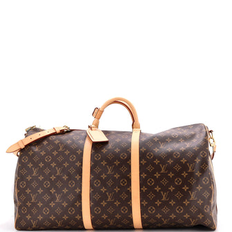 Louis Vuitton Keepall Bandouliere Bag Monogram Canvas 60